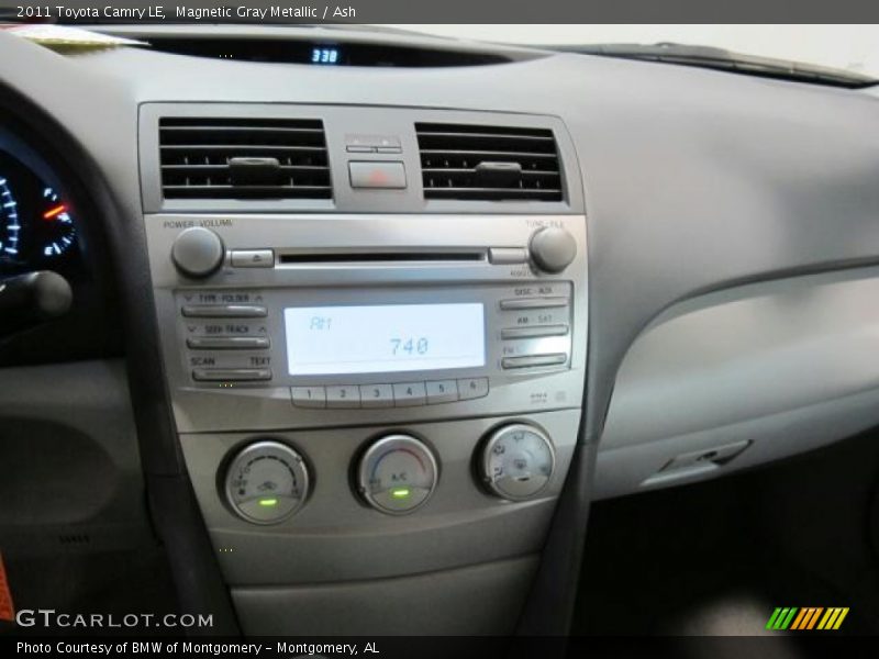 Magnetic Gray Metallic / Ash 2011 Toyota Camry LE