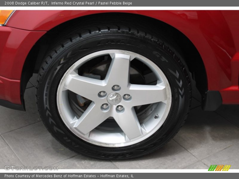 Inferno Red Crystal Pearl / Pastel Pebble Beige 2008 Dodge Caliber R/T