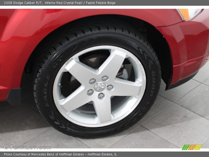 Inferno Red Crystal Pearl / Pastel Pebble Beige 2008 Dodge Caliber R/T