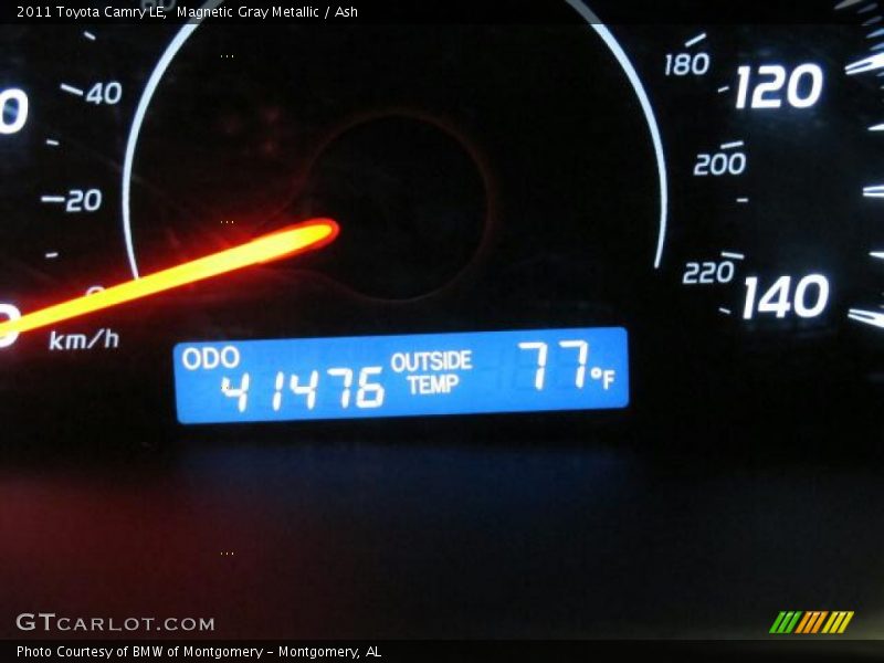Magnetic Gray Metallic / Ash 2011 Toyota Camry LE