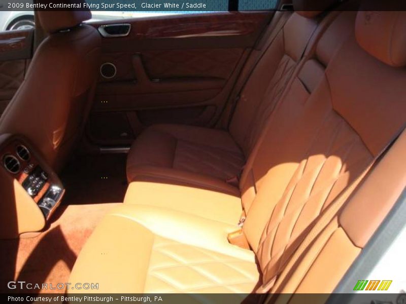 Glacier White / Saddle 2009 Bentley Continental Flying Spur Speed