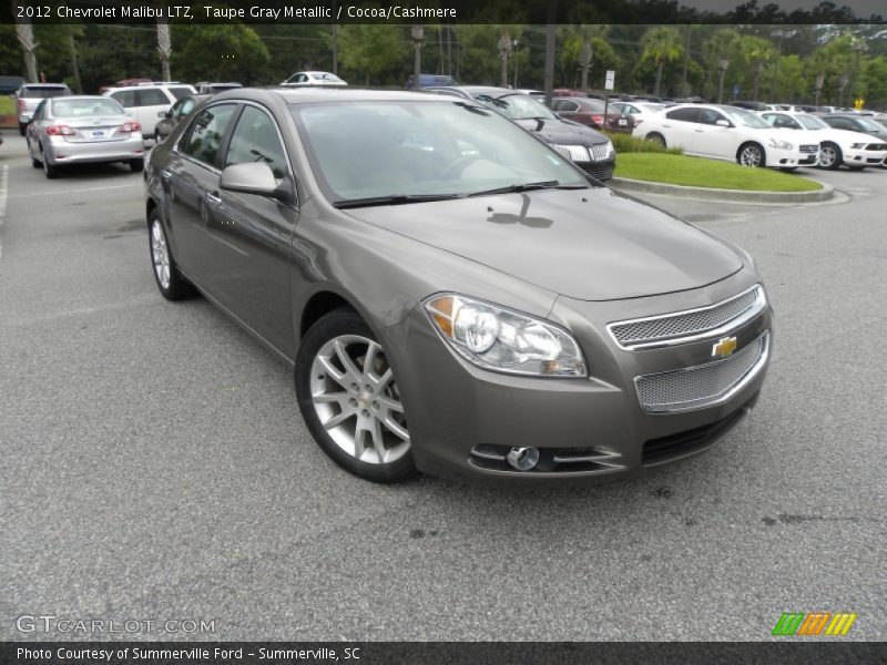 Taupe Gray Metallic / Cocoa/Cashmere 2012 Chevrolet Malibu LTZ