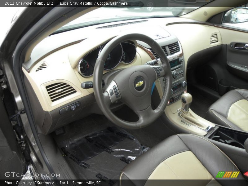 Taupe Gray Metallic / Cocoa/Cashmere 2012 Chevrolet Malibu LTZ