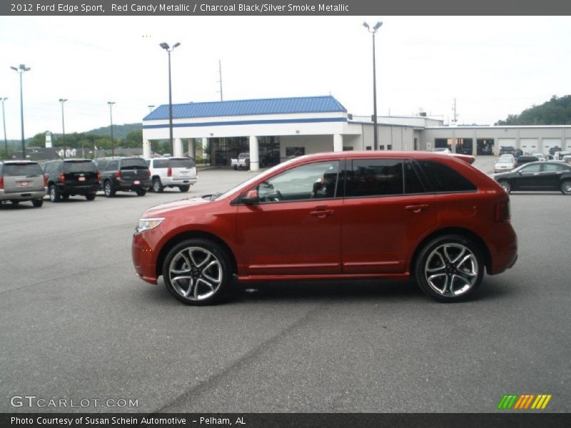 Red Candy Metallic / Charcoal Black/Silver Smoke Metallic 2012 Ford Edge Sport