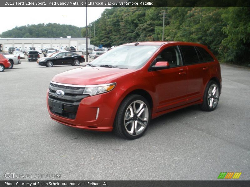 Red Candy Metallic / Charcoal Black/Silver Smoke Metallic 2012 Ford Edge Sport