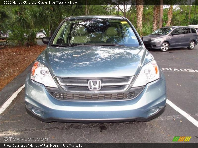Glacier Blue Metallic / Ivory 2011 Honda CR-V LX
