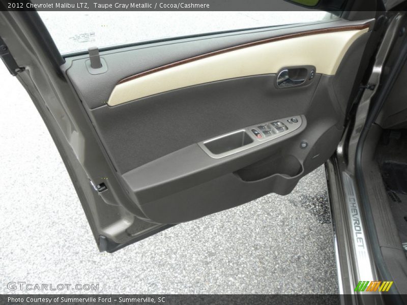 Taupe Gray Metallic / Cocoa/Cashmere 2012 Chevrolet Malibu LTZ