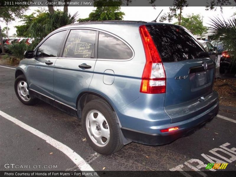 Glacier Blue Metallic / Ivory 2011 Honda CR-V LX