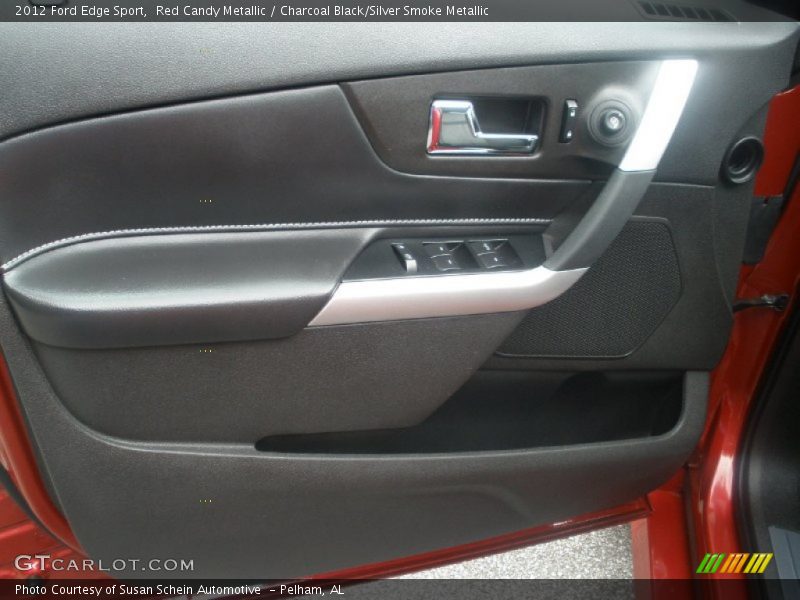 Red Candy Metallic / Charcoal Black/Silver Smoke Metallic 2012 Ford Edge Sport