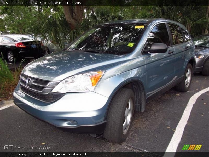 Glacier Blue Metallic / Ivory 2011 Honda CR-V LX