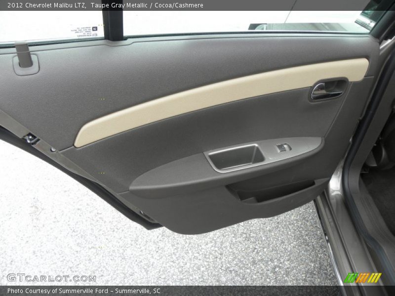 Taupe Gray Metallic / Cocoa/Cashmere 2012 Chevrolet Malibu LTZ