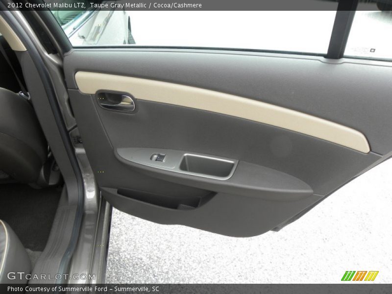 Taupe Gray Metallic / Cocoa/Cashmere 2012 Chevrolet Malibu LTZ