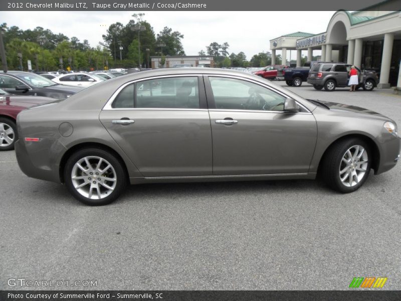 Taupe Gray Metallic / Cocoa/Cashmere 2012 Chevrolet Malibu LTZ