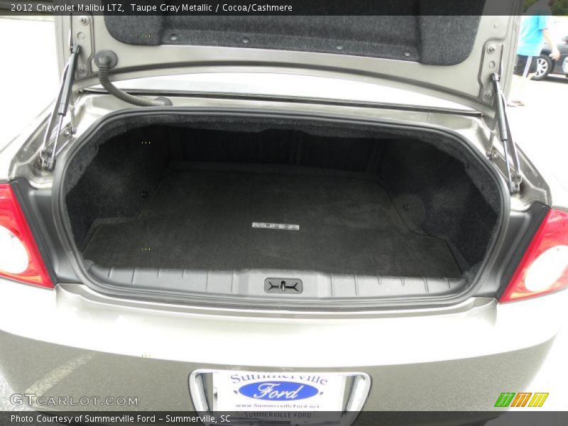 Taupe Gray Metallic / Cocoa/Cashmere 2012 Chevrolet Malibu LTZ