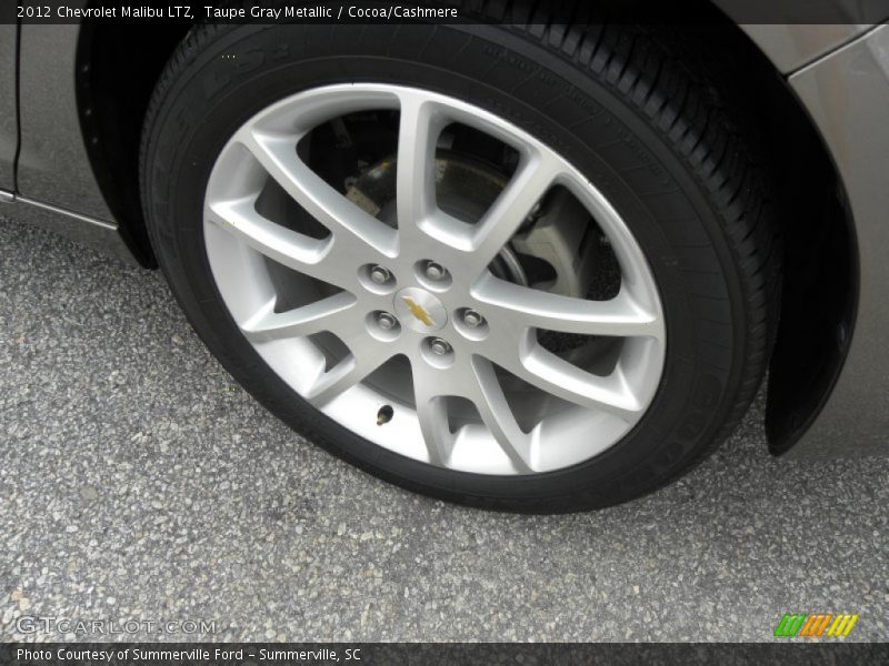 Taupe Gray Metallic / Cocoa/Cashmere 2012 Chevrolet Malibu LTZ