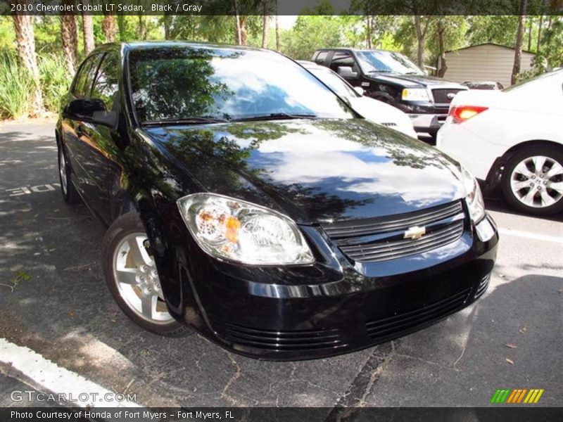 Black / Gray 2010 Chevrolet Cobalt LT Sedan