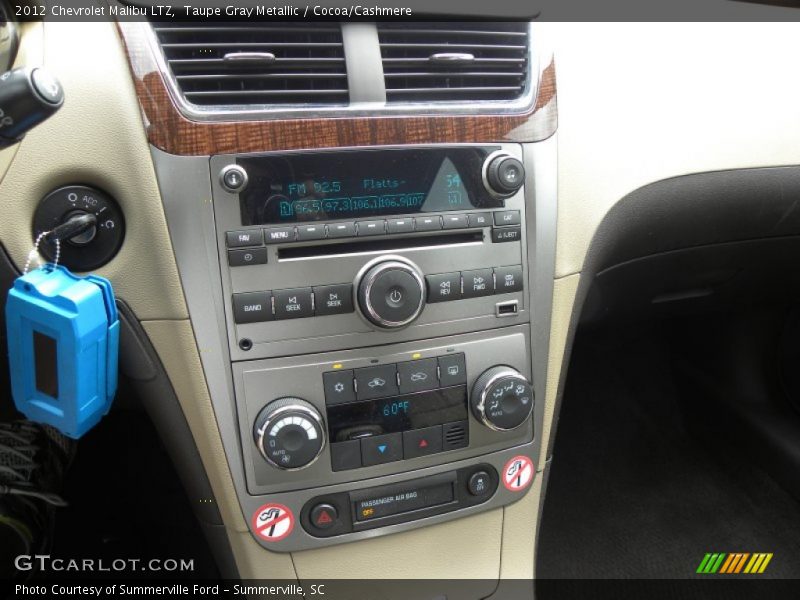 Taupe Gray Metallic / Cocoa/Cashmere 2012 Chevrolet Malibu LTZ