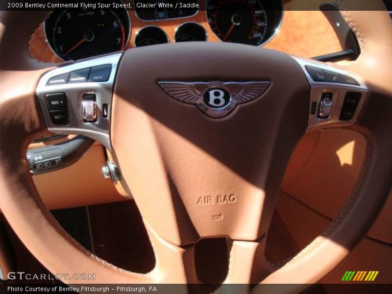 Glacier White / Saddle 2009 Bentley Continental Flying Spur Speed