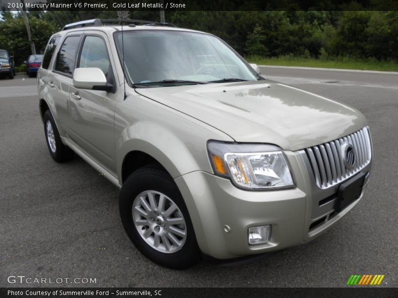 Gold Leaf Metallic / Stone 2010 Mercury Mariner V6 Premier