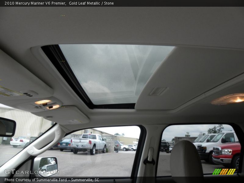 Gold Leaf Metallic / Stone 2010 Mercury Mariner V6 Premier