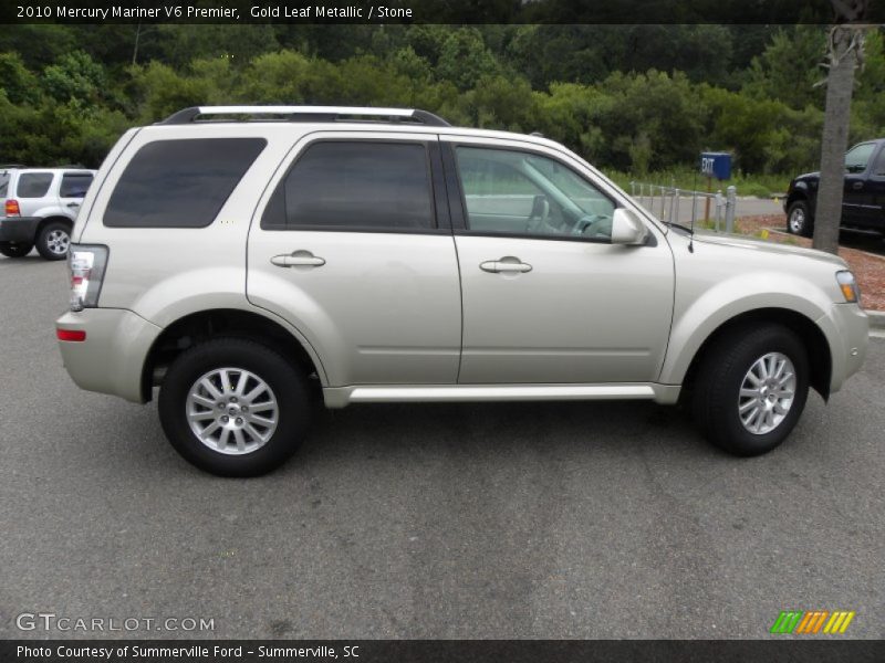 Gold Leaf Metallic / Stone 2010 Mercury Mariner V6 Premier