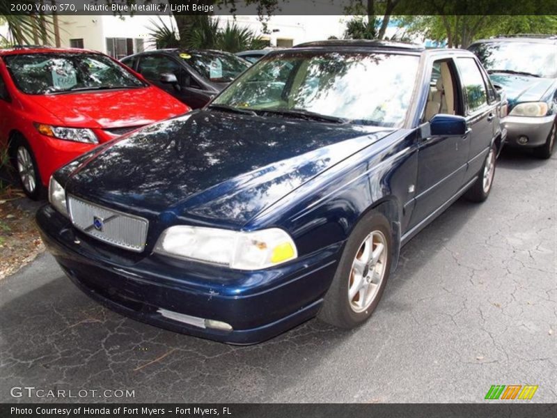 Nautic Blue Metallic / Light Beige 2000 Volvo S70