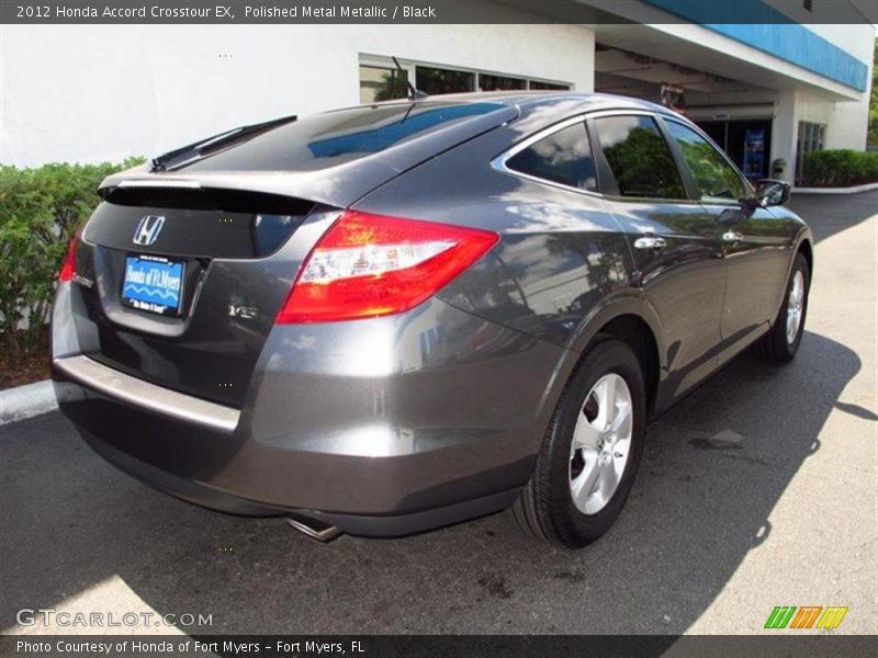 Polished Metal Metallic / Black 2012 Honda Accord Crosstour EX