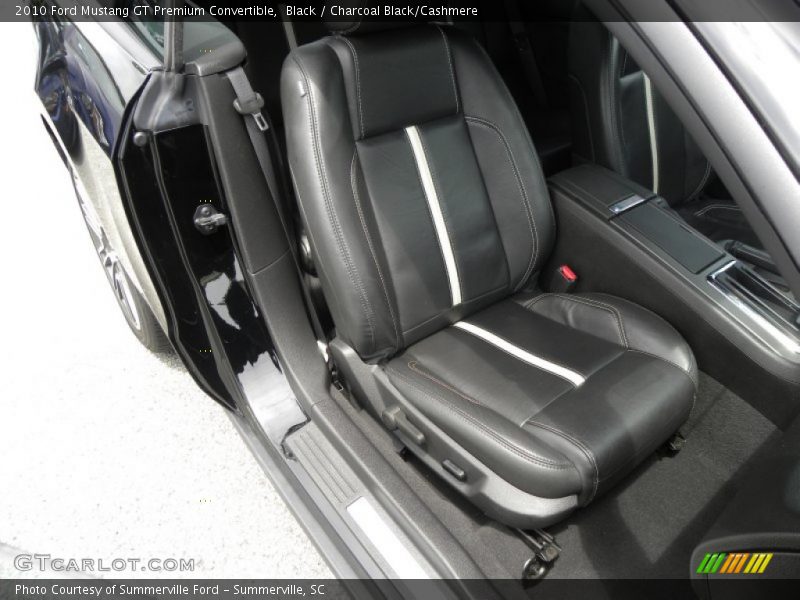 Front Seat of 2010 Mustang GT Premium Convertible
