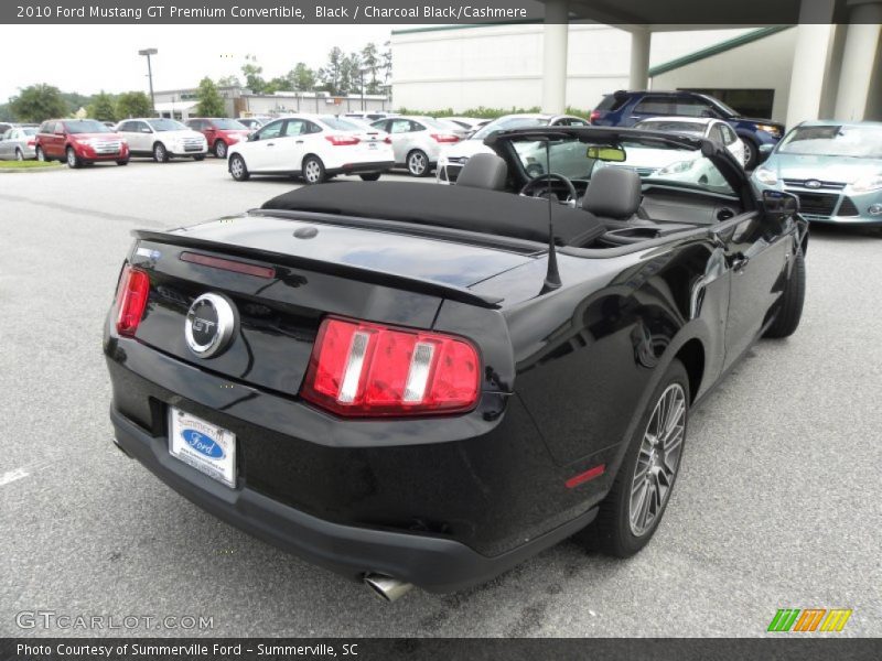 Black / Charcoal Black/Cashmere 2010 Ford Mustang GT Premium Convertible