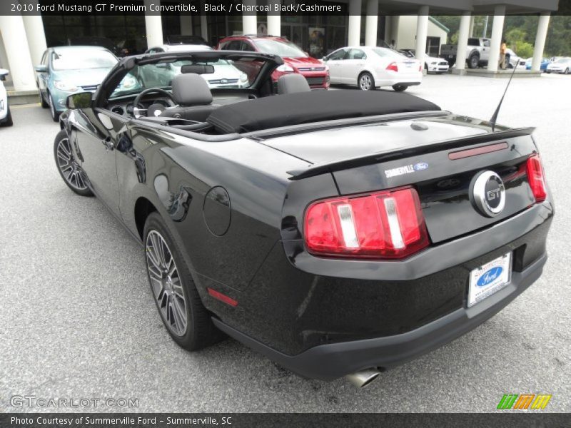 Black / Charcoal Black/Cashmere 2010 Ford Mustang GT Premium Convertible