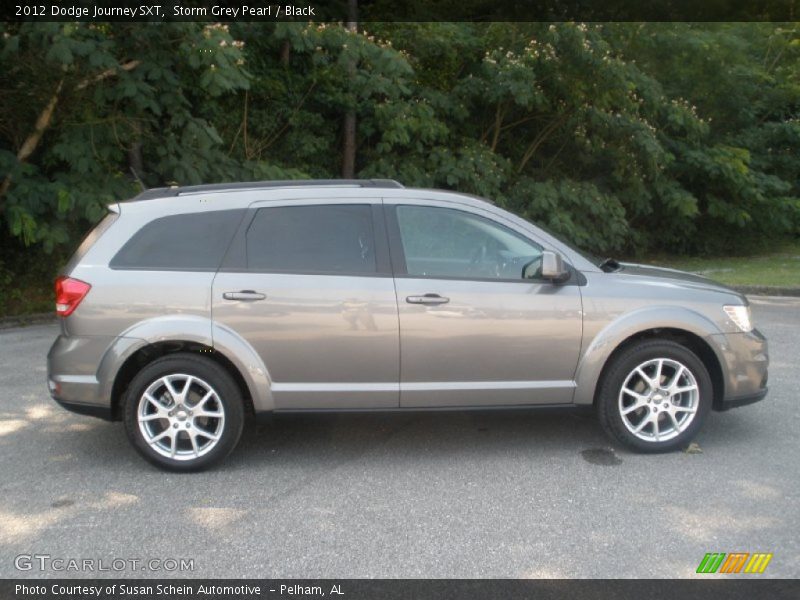 Storm Grey Pearl / Black 2012 Dodge Journey SXT