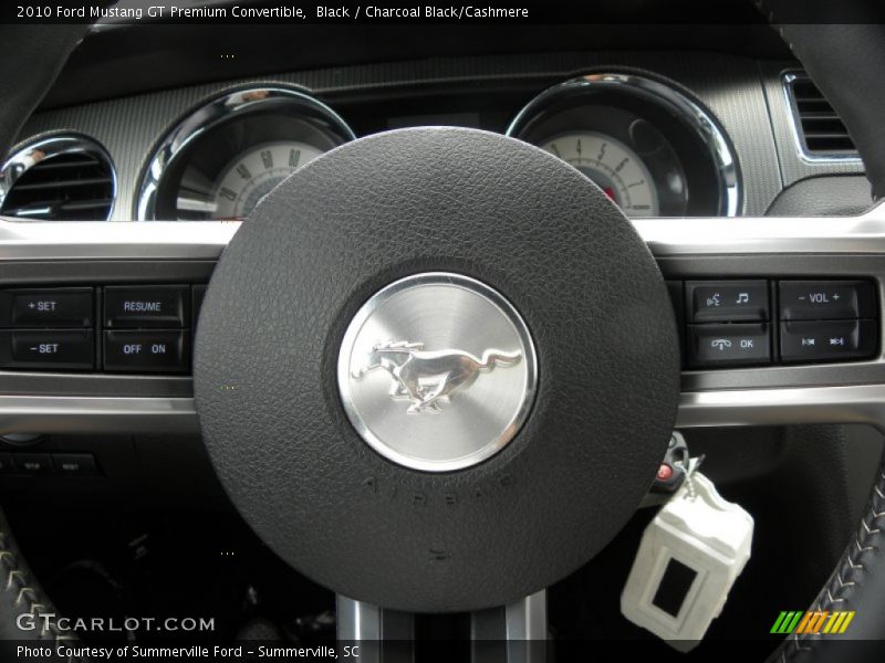 Black / Charcoal Black/Cashmere 2010 Ford Mustang GT Premium Convertible