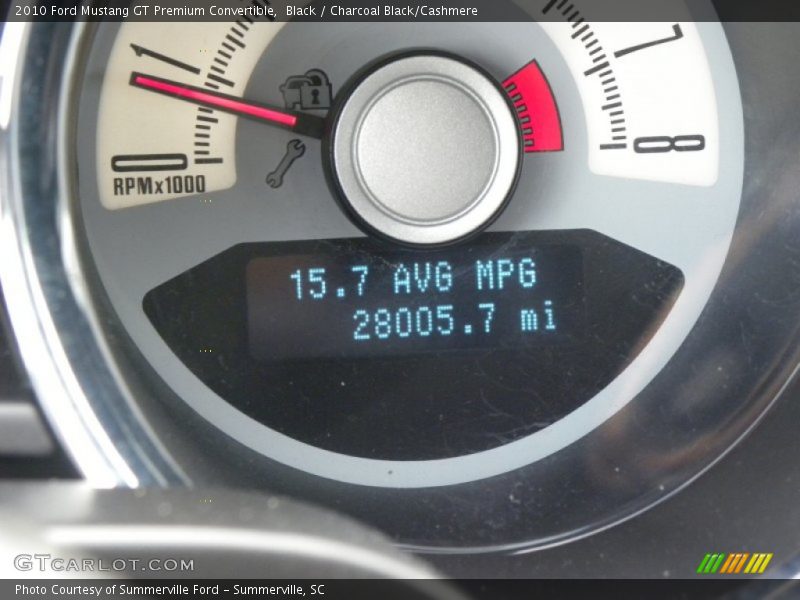 Black / Charcoal Black/Cashmere 2010 Ford Mustang GT Premium Convertible