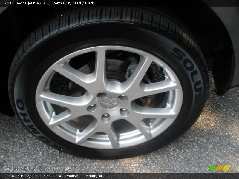 Storm Grey Pearl / Black 2012 Dodge Journey SXT