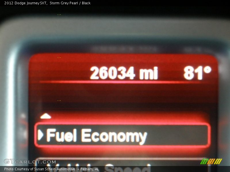 Storm Grey Pearl / Black 2012 Dodge Journey SXT