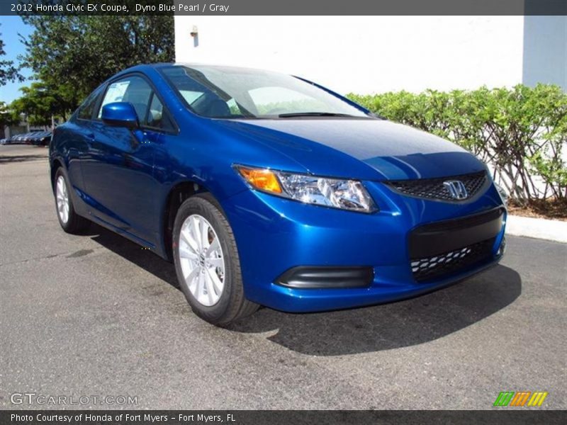 Front 3/4 View of 2012 Civic EX Coupe