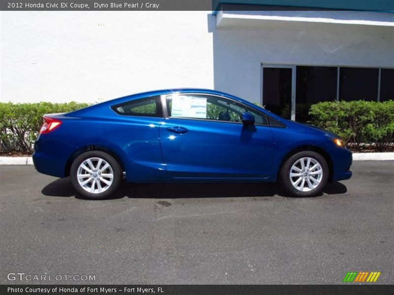  2012 Civic EX Coupe Dyno Blue Pearl