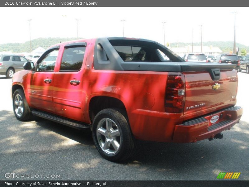 Victory Red / Ebony 2010 Chevrolet Avalanche LT