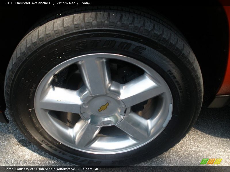 Victory Red / Ebony 2010 Chevrolet Avalanche LT