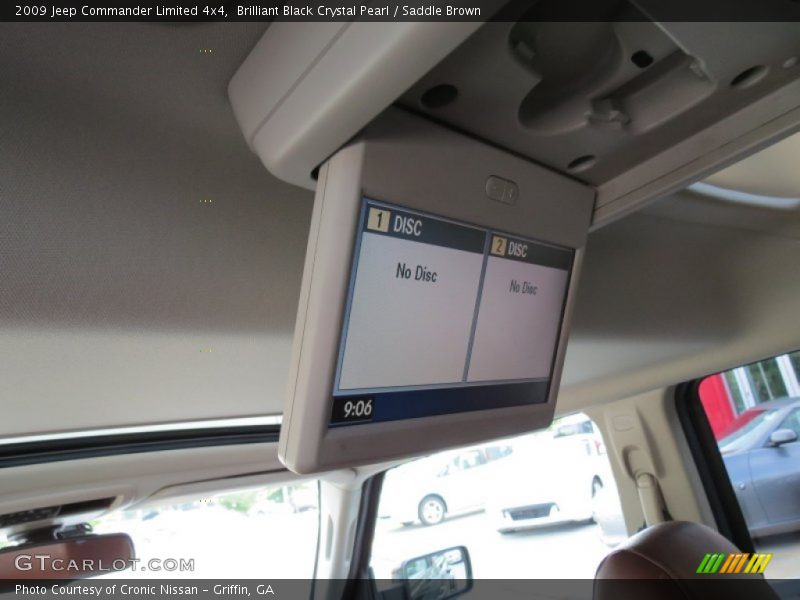 Brilliant Black Crystal Pearl / Saddle Brown 2009 Jeep Commander Limited 4x4