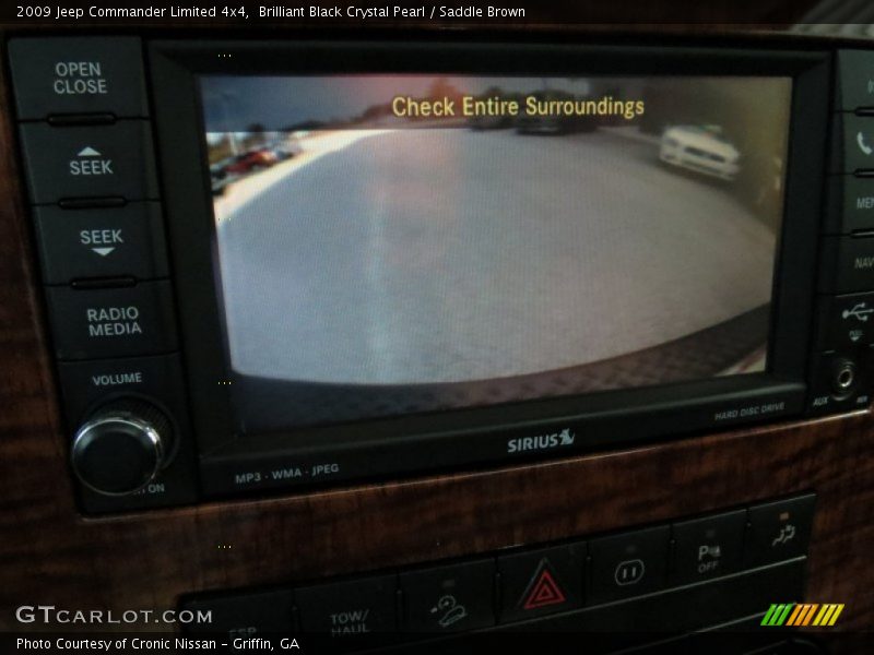 Brilliant Black Crystal Pearl / Saddle Brown 2009 Jeep Commander Limited 4x4