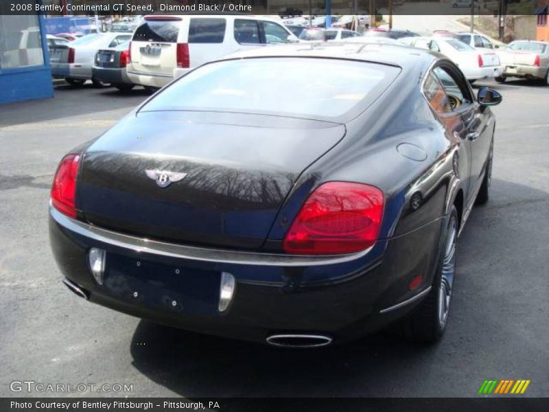 Diamond Black / Ochre 2008 Bentley Continental GT Speed