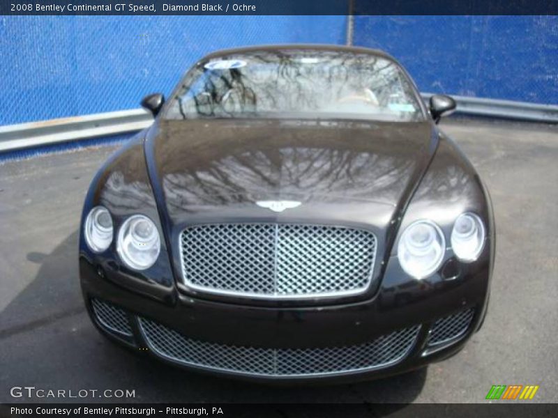 Diamond Black / Ochre 2008 Bentley Continental GT Speed