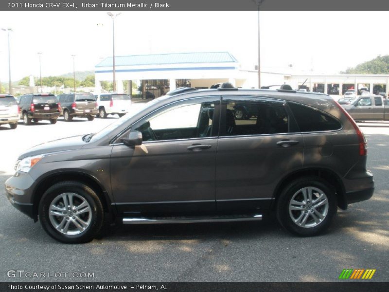 Urban Titanium Metallic / Black 2011 Honda CR-V EX-L