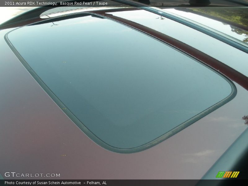 Basque Red Pearl / Taupe 2011 Acura RDX Technology