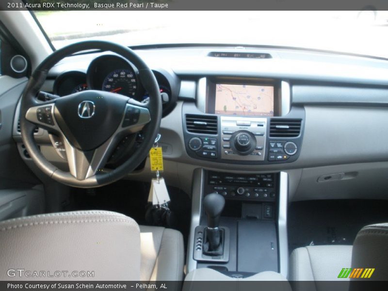 Basque Red Pearl / Taupe 2011 Acura RDX Technology
