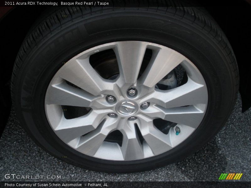 Basque Red Pearl / Taupe 2011 Acura RDX Technology