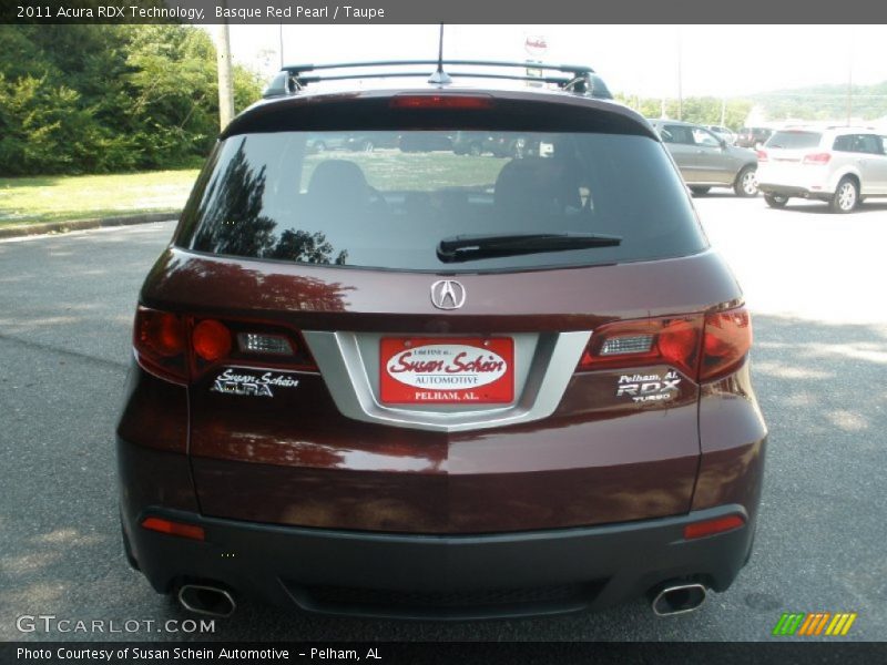 Basque Red Pearl / Taupe 2011 Acura RDX Technology