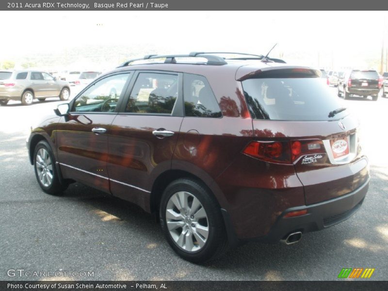 Basque Red Pearl / Taupe 2011 Acura RDX Technology