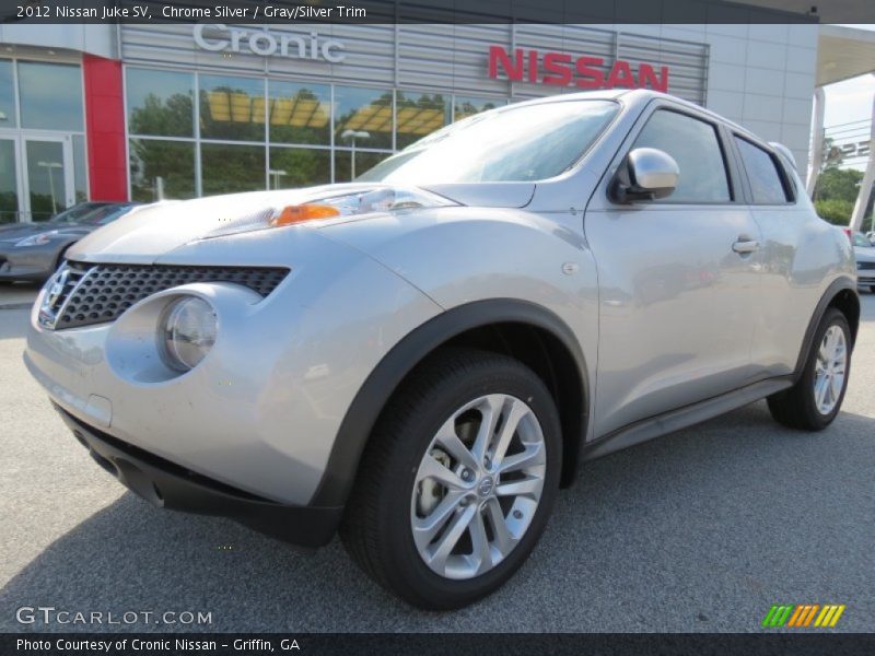 Chrome Silver / Gray/Silver Trim 2012 Nissan Juke SV